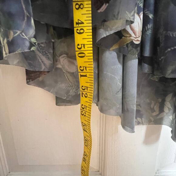 Blackmilk Night Bird Swoop Maxi Sleeveless Asymmetrical Limited Dress Size XL - Picture 14 of 15